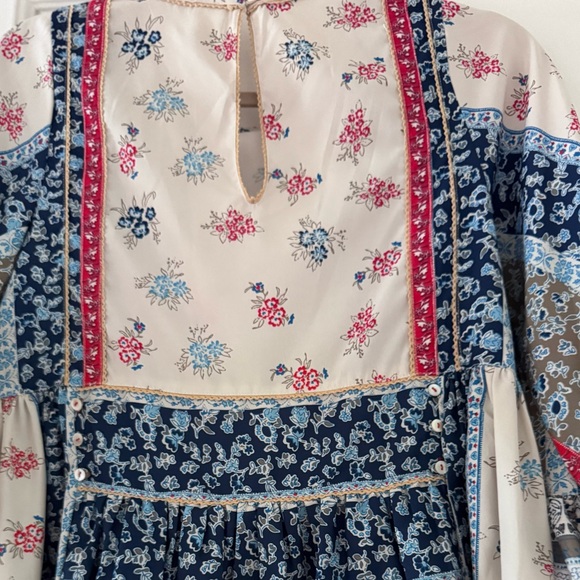 Anthropologie Seen Worn Kept Pamela Peasant Blouse Cottagecore Boho - Picture 14 of 14